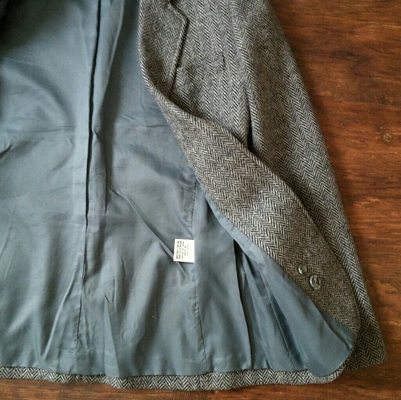 Vintage Wool Houndstooth Blazer - Picture 3 of 4